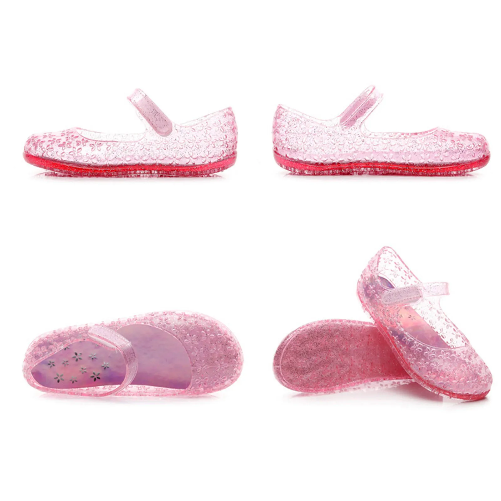 Toddler Girl Shoes Streetwear Fashion Sandals Jelly Mary Jane Dance Party Cosplay Shoes For Kids Toddler Girl Sandal Bulk