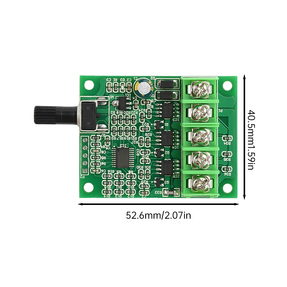 DC 6V 12V 24V 3A dc motor speed controller motor speed controller electric motor speed controller PWM Speed Adjustable Reversible Switch three-phase brushless Hall Control Board
