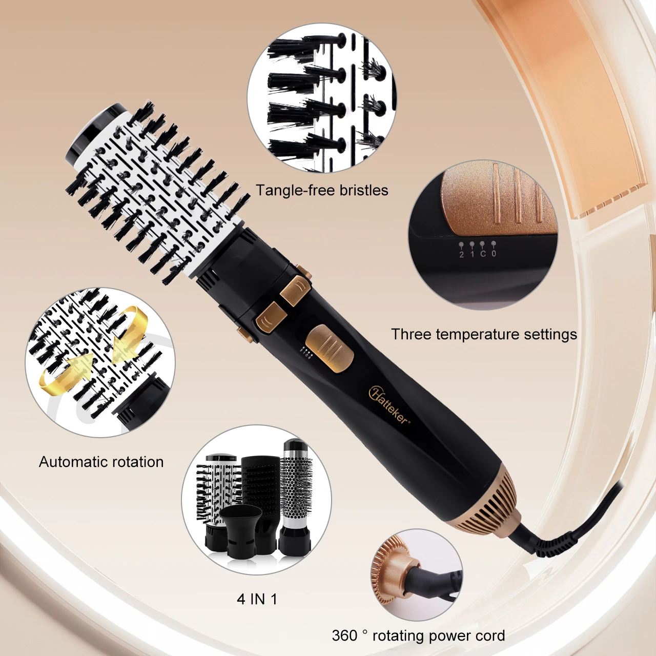 Hatteker Hot Air Brush - Image 6
