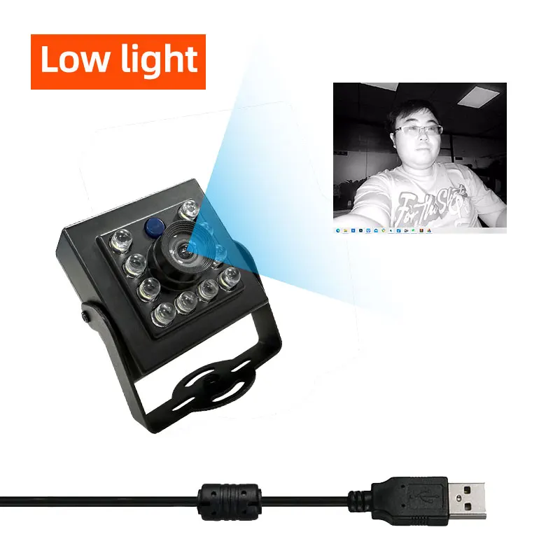 USB Night Vision Camera Infrared 850nm 2MP 1080P 5MP 4K 8MP IR wecbam 30FPS USB Plug and Play for PC windows liunx Android 3