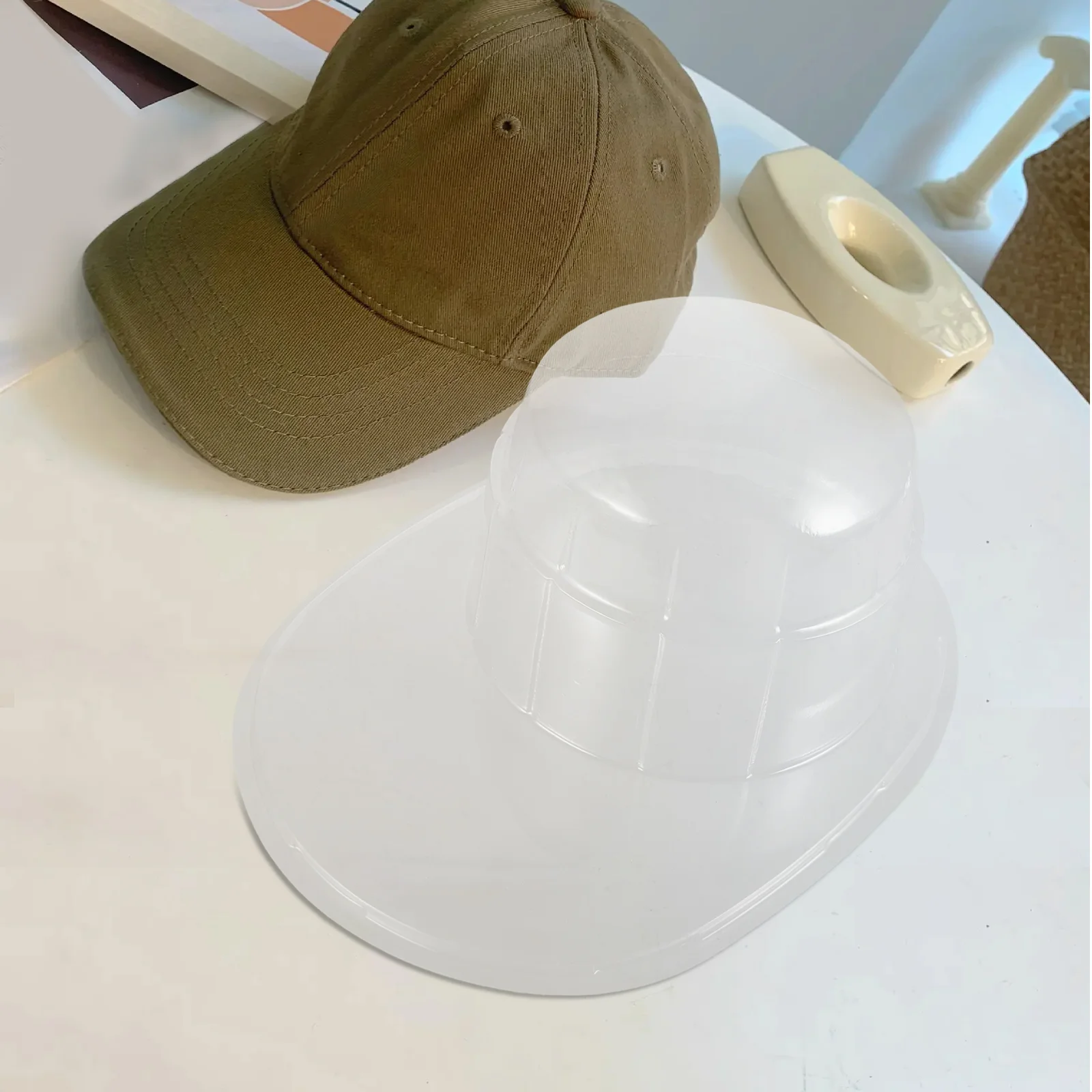 2 Pcs Hat Display Stand Hard Insert Replacement Baseball Cap Form Shaper Hats Pp Travel