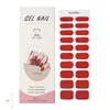 Spotted Leopard Print Semi-Cured Gel Nail Strips Simple Mixed Color Adhesive Long Lasting Gel Nail Stickers Harden In UV Lamp Ne 2