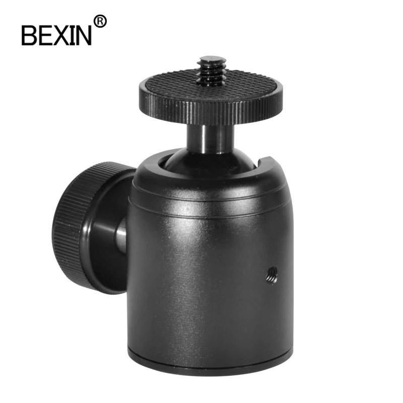 Professional 360°Swivel 1/4 Tripod Ball Head with Quick Release Plate for Camera monopod Selfie Stick 