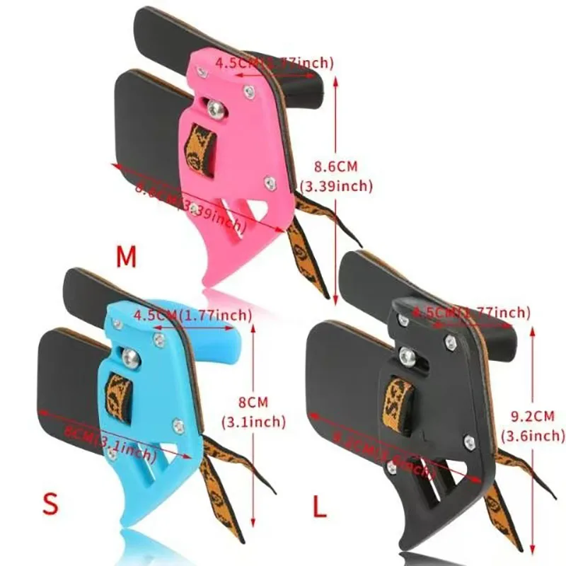 Cowhide cheek and finger guards, beautiful hunting, reverse bending, straight drawing, archery, cheek and finger guards