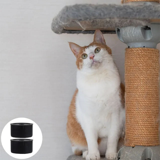 4Pcs DIY Cat Tree Plug Replacement Parts Plastic Hole Stoppers Easy Installation Cat Scratch Post Repair Replacement Accessories 2