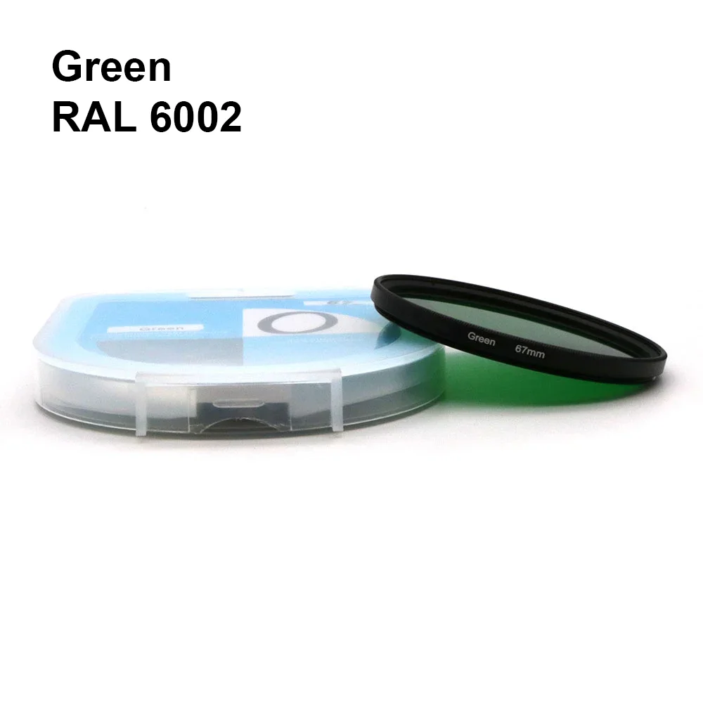 Vibrant Universal Screw-in Color Filter Set - Red, Orange, Yellow, Green, Purple, Blue