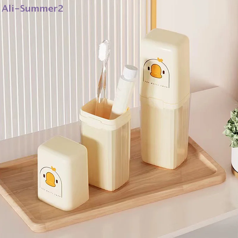 【Summer2】휴대용 여행용 칫솔컵 가정용 어린이용 플라스틱 치약컵 구강청결제컵 욕실 여행용품