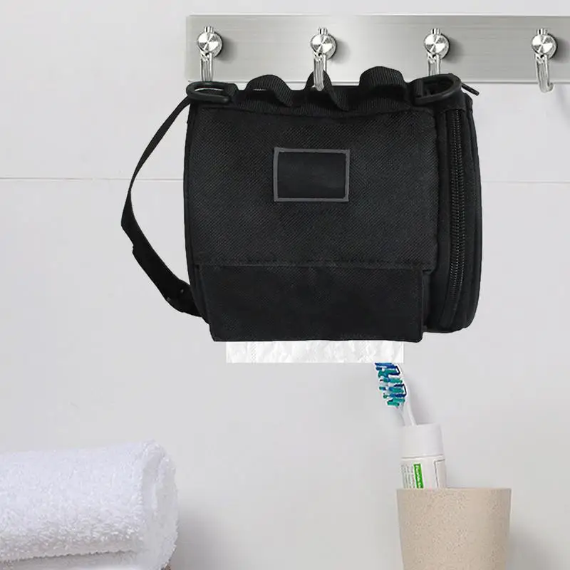 Tacticals Roll Paper Storage Bag Hanging Toilet Tissue Paper Box Molles Pouch Storage Camping Hiking Outdoor Car Picnic Supplies