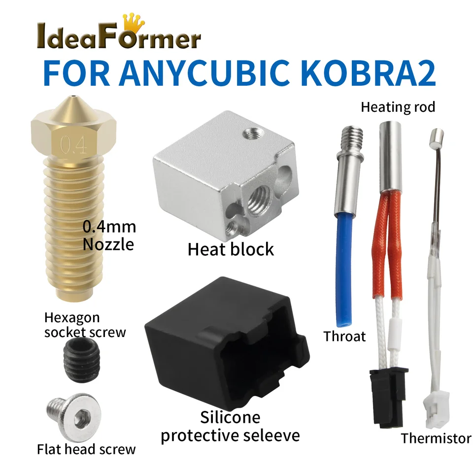 Hotend Anycubic Kobra Neo / GO - Riscaldatore 24V 40W E NTC 100K 3950 - Nuovo