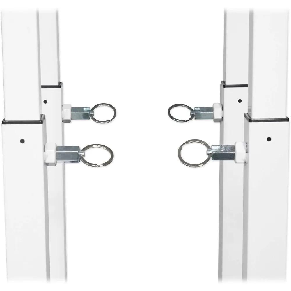 Adjustable Totem Moving Head Light Stand, Black and White Scrims, Carry Bags, 132lb Capacity, Tool-Free Setup, Speaker Mount