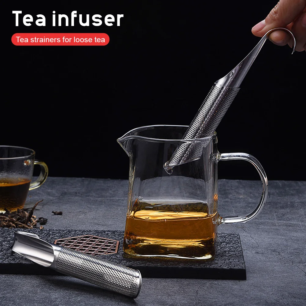 Description Picture 3 of itemStainless Steel Home Tea Infuser Strainer For Spice Colator Ceremony Set Creative Poop Teaware Teapot Sieve 2024New