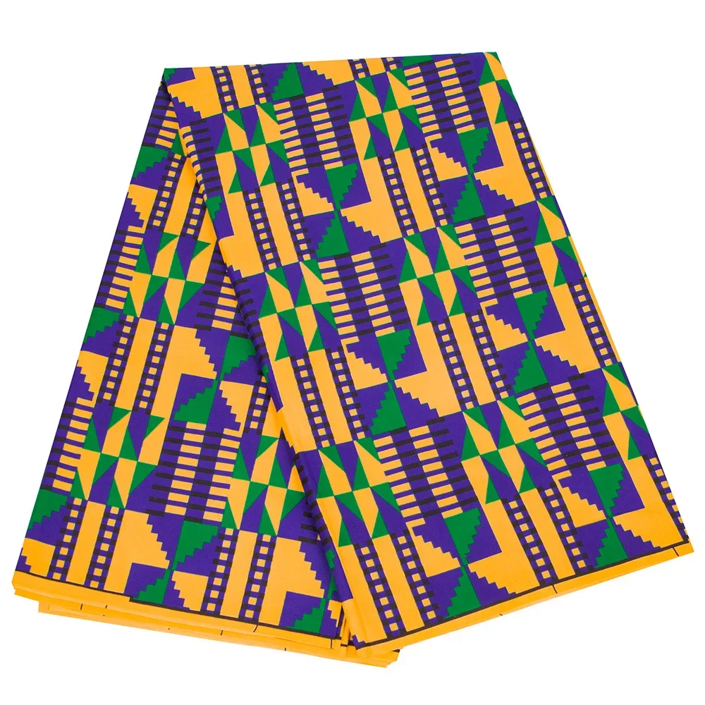 6Yards Ankara African Prints Fabric Patchwork Dress Sewing Tissu Craft DIY Textile Material for Wedding Nigerian Wax Fabric