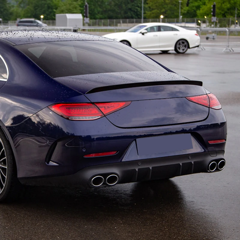 

Для Mercedes Benz CLS C257 W257 CLS350 CLS300 CLS450 CLS260 Для AMG стиль задний спойлер диффузор заднее крыло