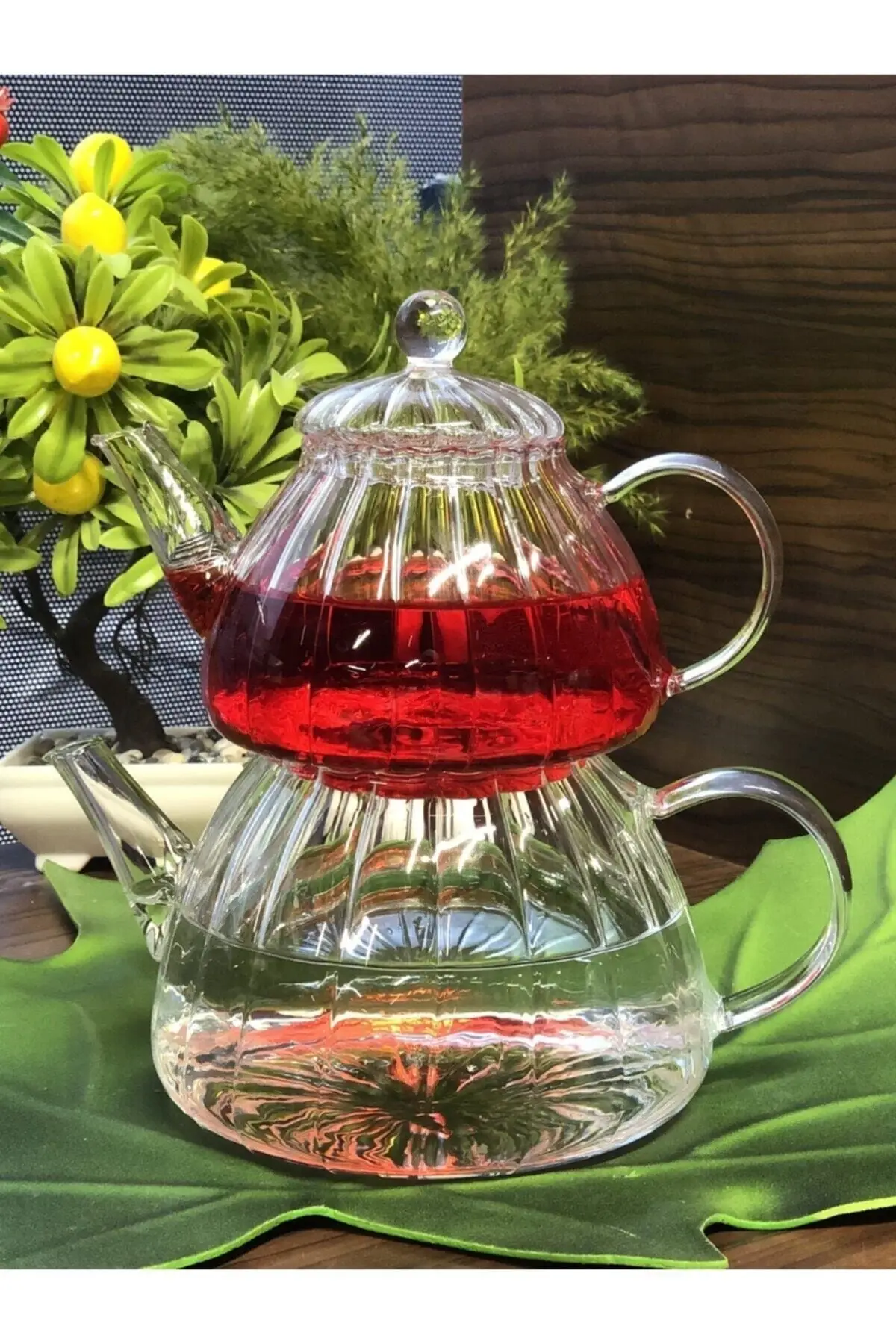 

Glass Teapot 1200 600ml Heat Resistant