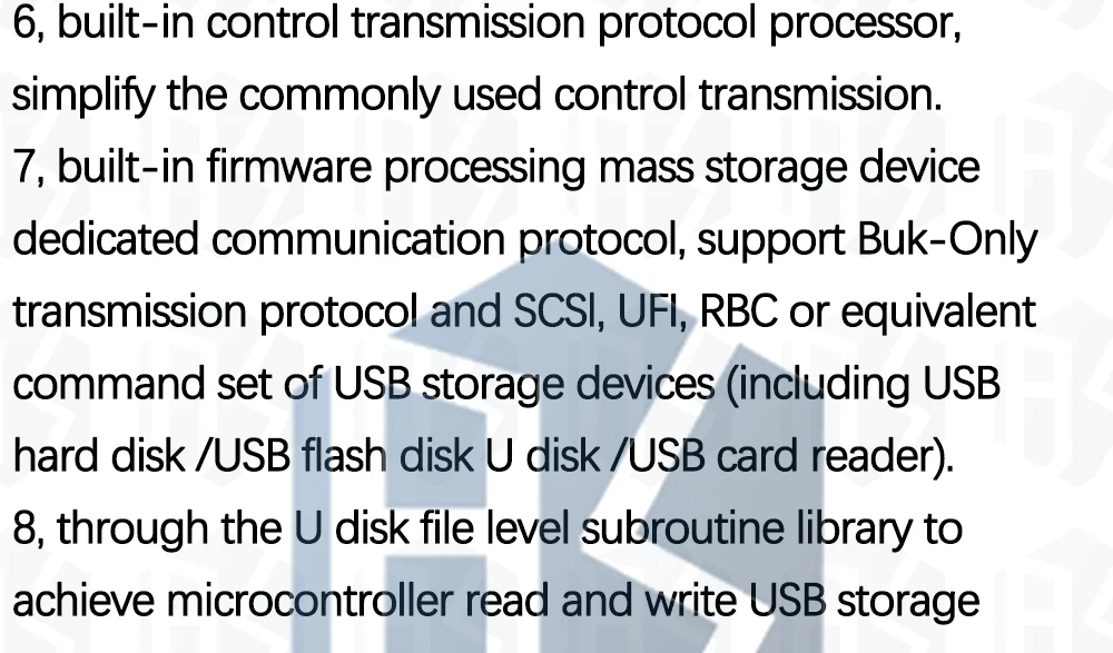 1PCS ~ 10PCS EGBO CH376 CH376S U Disk Lesen Schreiben Modul Unterstützt USB Control Transfer 12MHz – Detail 7
