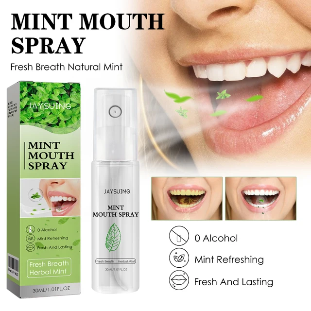 30ml Long-lasting Fresh Mouth Spray To Remove Bad Breath Portable Breath Freshener with Long-lasting Fragrance Mint Flavor 1