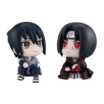9cm Naruto Anime Figure Kakashi Naruto Action Figure Q Version Kawaii Sasuke Itachi Figurine Car Decoration Collection Model Toy