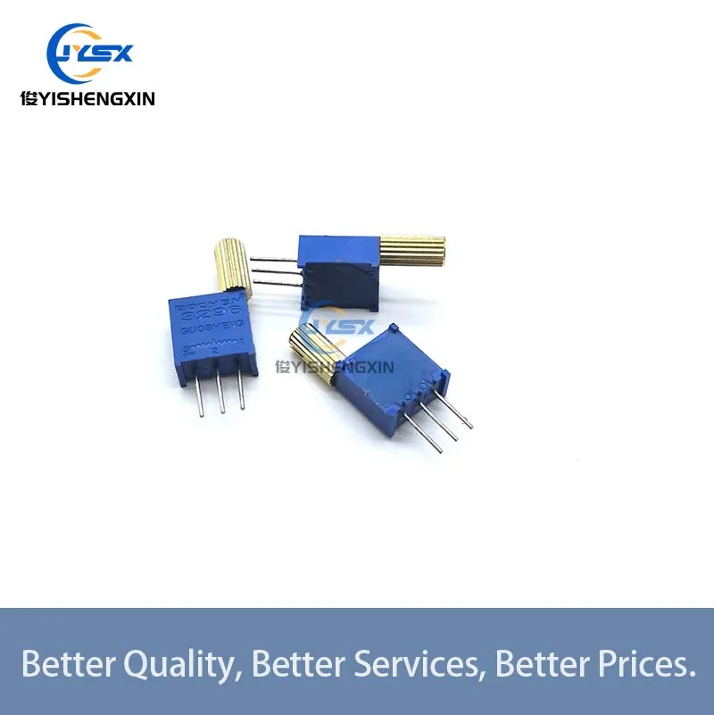3296W Handle Potentiometer ResistanceOhm Trimpot Trimmer 1K-1M ohm 100R-500R 2PCS multiturn potentiometer linear potentiometer rotary potentiometer trimmer potentiometer electronic components