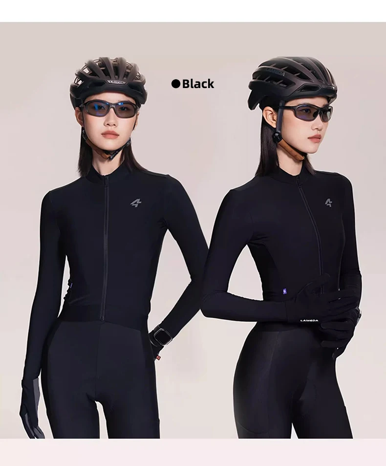 LAMEDA Herbst/Winter Fleece-Radtrikot, warme, hochelastische Unisex-Thermojacke für Männer und Frauen, 5–15 ° C Reiten im Freien Sport – Detail 23