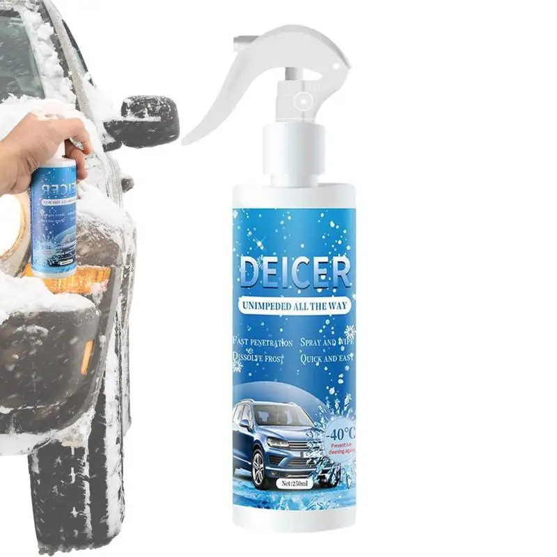 

250ml Winter Car Windshield Deicer Defroster Ice Remover Spray Auto Window Defrosting Snow Melting Agent Fast Thawing Antifreeze