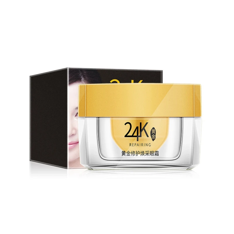24K Gold Eye Cream Serum Eliminate Melanin Improve Dullness And Fade