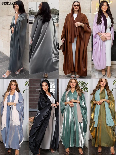 Kimono Abayas for Women Modest Muslim Moroccan Dubai Fashion 3 Kimono Abayas for Women Modest Muslim Moroccan Dubai Fashion 3