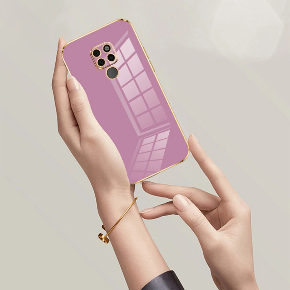 Luxury Square Plating Silicone Back Cover s