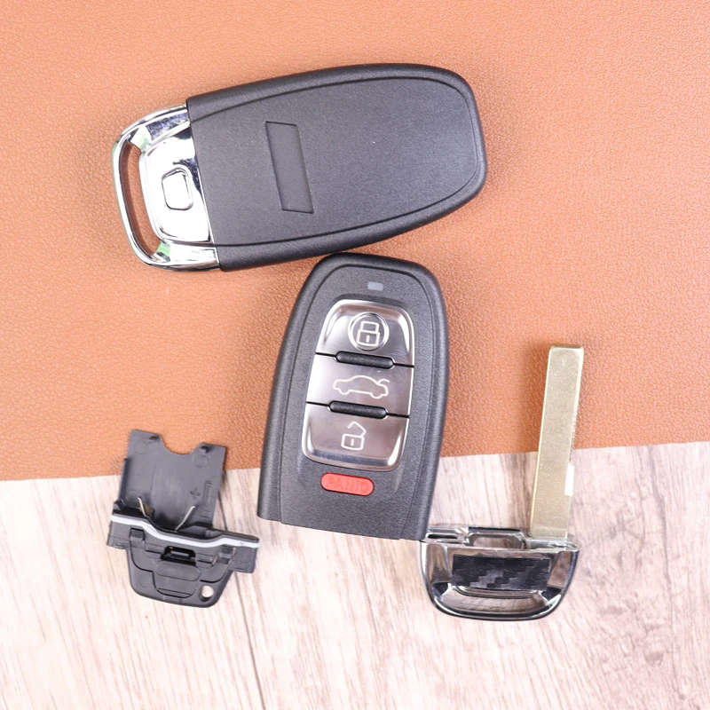 สำหรับ Audi Q5 Q7 R8 S4 S5 A4l A3 A4 A5 A6 A7 A8 Quattro S6 S7 S8 TT 8V B8 B9 C7 Q3 RS สติ๊กเกอร์ A1  ปลอกกุญแจรีโมทรถยนต์ 2