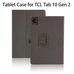 Durable Tablet Case with Kickstand & Shockproof PU Leather Design (Black)