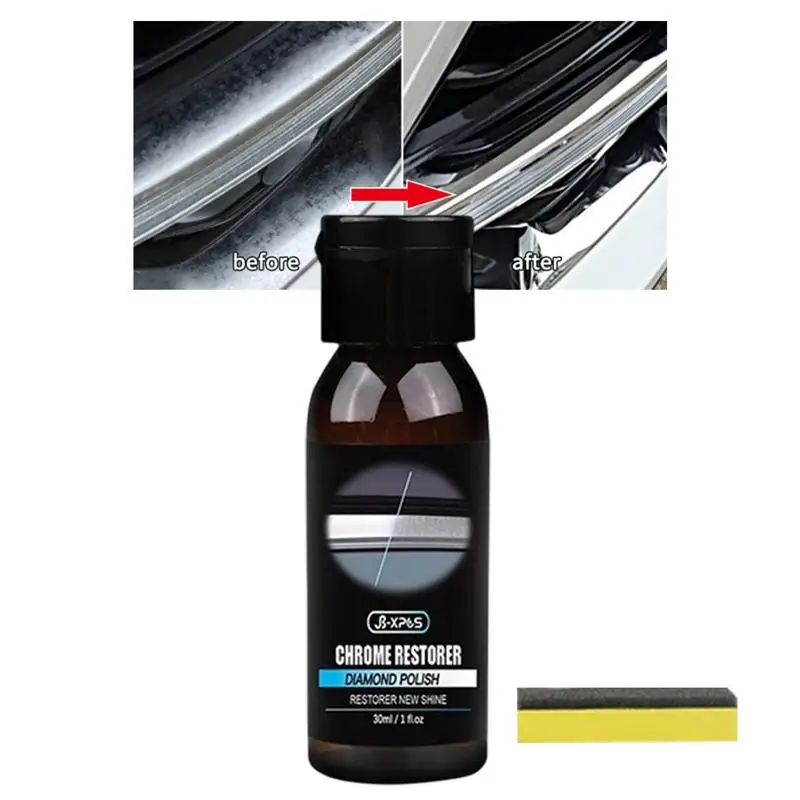 

Metal Polish Restorer 30ml Metal Cleaner And Polish Restore Shine And Remove Rust Metal Polish Cleaner For Chrome Plated