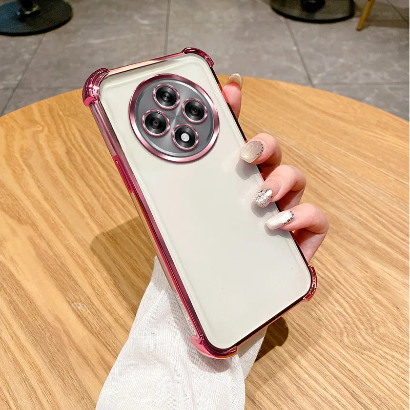 Clear Electroplate Shockproof Soft Bumper Phone Case