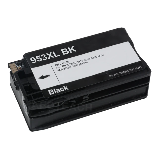 Black 953XL Ink Cartridges Replacement for HP 953 XL Compatible with HP  Officejet Pro 7720 7730 7740 8710 8715 8718 8720 Peinter