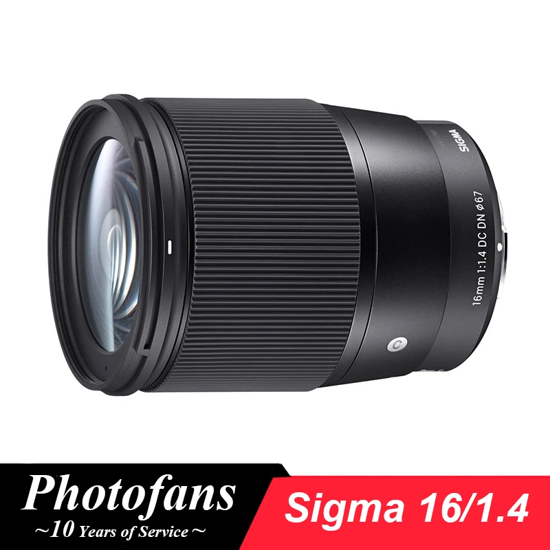 35mm Sigma 1.4 Sonysigma 16mm F1.4 Dc Dn Wide Angle-prime Lens For Sony  E-mount Cameras