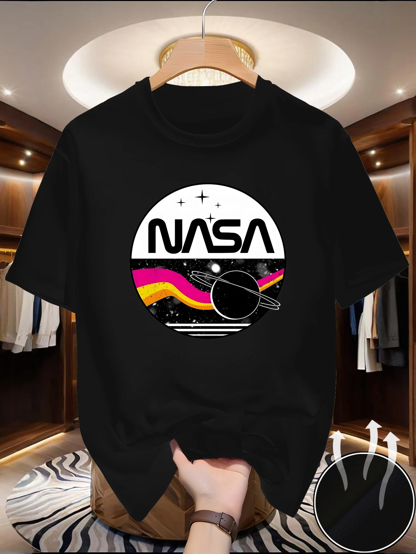 Trendy brand short sleeved T-shirt 2026 summer new product printed versatile T-shirt couple outfit