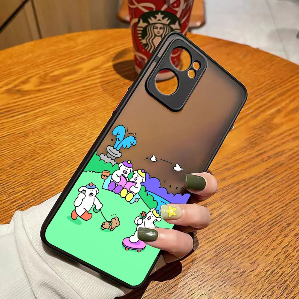 thumbnail image 1 of Funda mate de teléfono para OPPO RENO 8 8T 7Z 7 6Z 6 5 4 PRO PLUS 4G 5G Edge Funda Coque Capa Funda carcasa cerdo blanco dibujos animados de conejo, 1 of 5