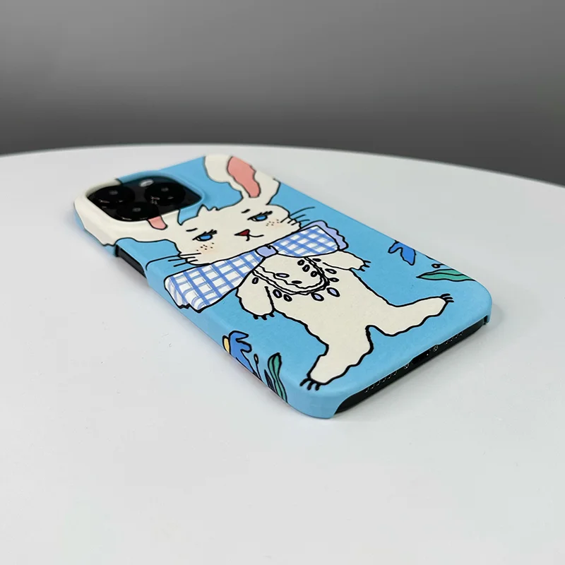 Korean Cartoon Rabbit Phone Case for iPhone