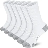 Chaussettes de sport en plein air pour hommes, haute qualité, confortables, douces, coordonnantes au sol, football, grande taille, nouveau style, 6/12 paires 3