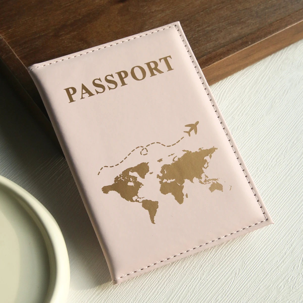 Compact Cove Map Passport Holder - Travel Essential and Cruise Must-Have