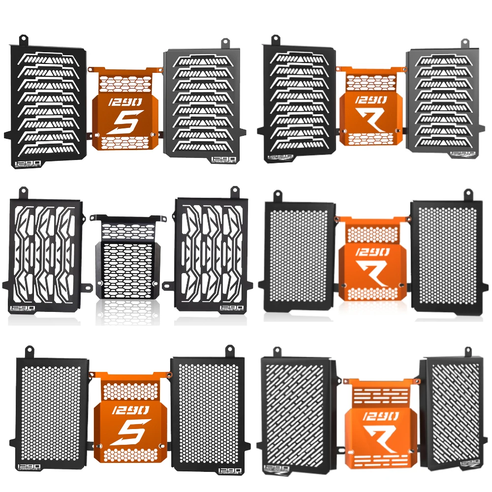 

FOR 1290 Super Adventure S/R ADV 2021 2022 2023 Motorcycle Radiator Grille Guard Cover Radiator Cylinder Head Guard Complete Set