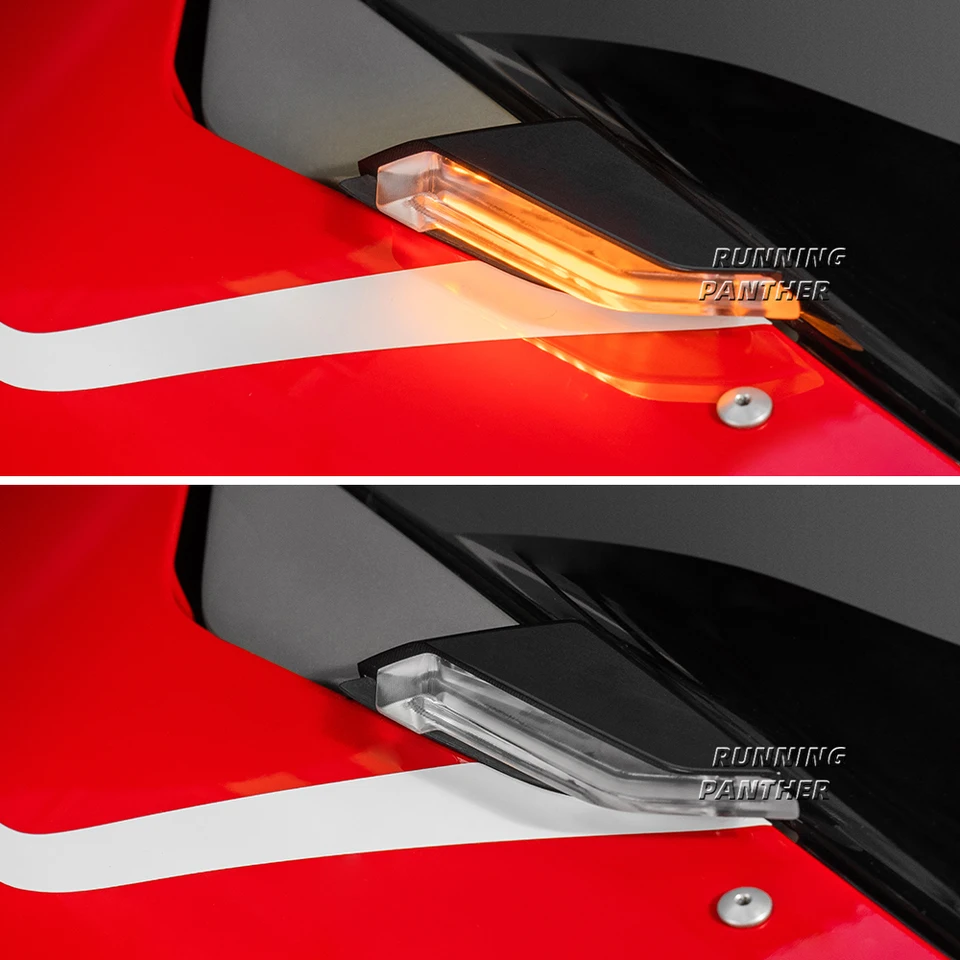 SadaEric Front LED Turn Signals For Ducati Panigale V2, V4, V4S, V4R - Motorcycle Accessories