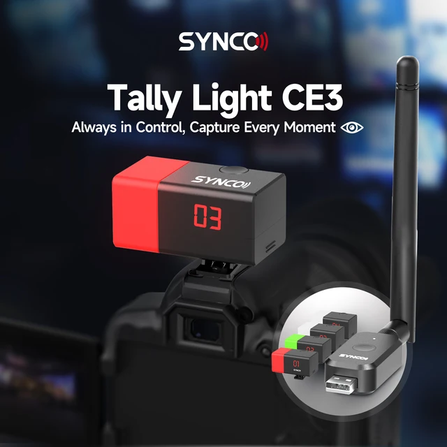 SYNCO CE3 ワイヤレスタリーライト（タリーランプ）