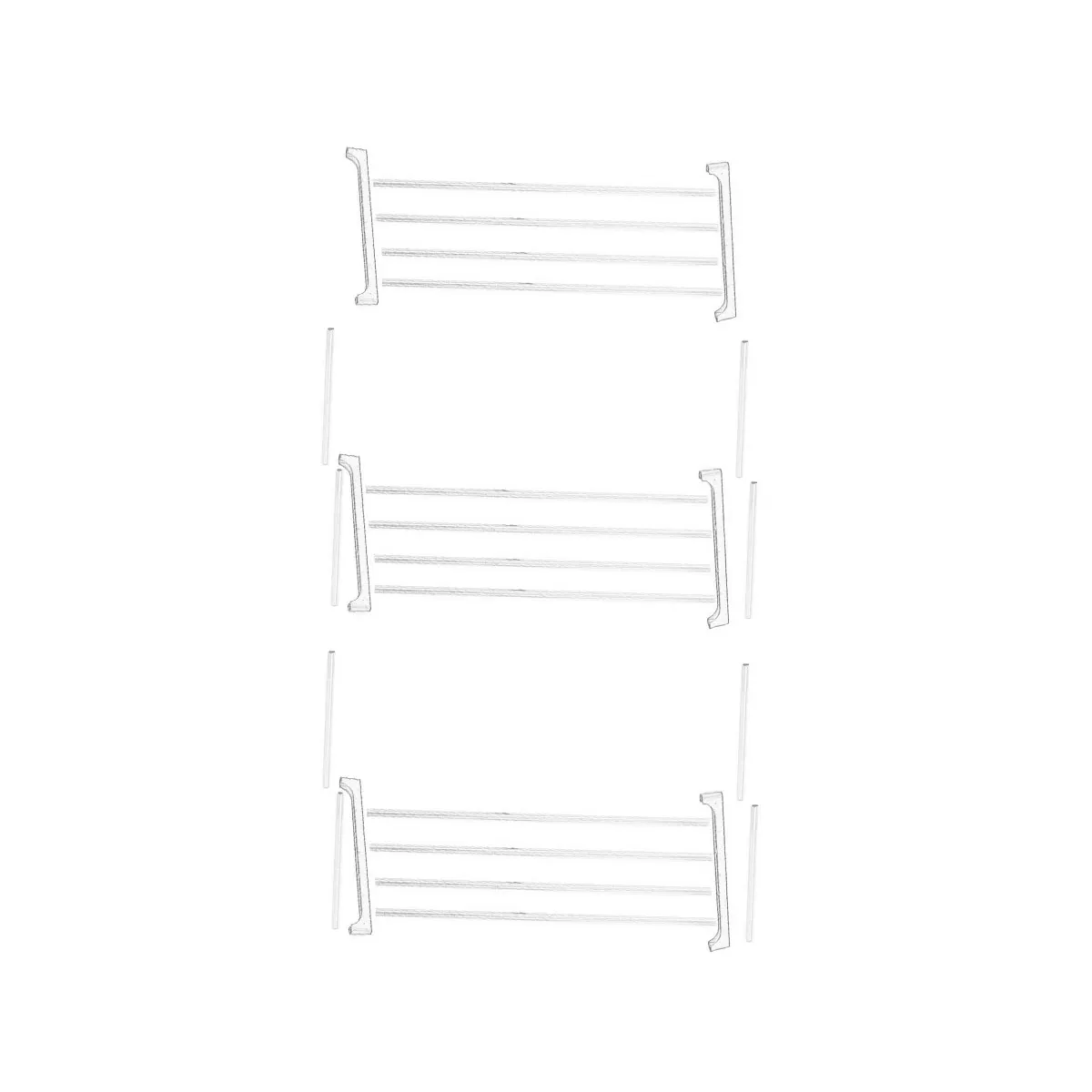 Multi-Layer Space-Saving Shoe Rack, Easy-To-Assemble Shoe Rack Suitable for Hallway, Bedroom, Entryway, and Living Room, Home Storage and Organization Supplies, Storage Rack