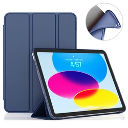 Premium Leather Stand Cover for iPad and iPad Mini - Universal Fit, Sleek Design, Durable Protection (Navy Blue)