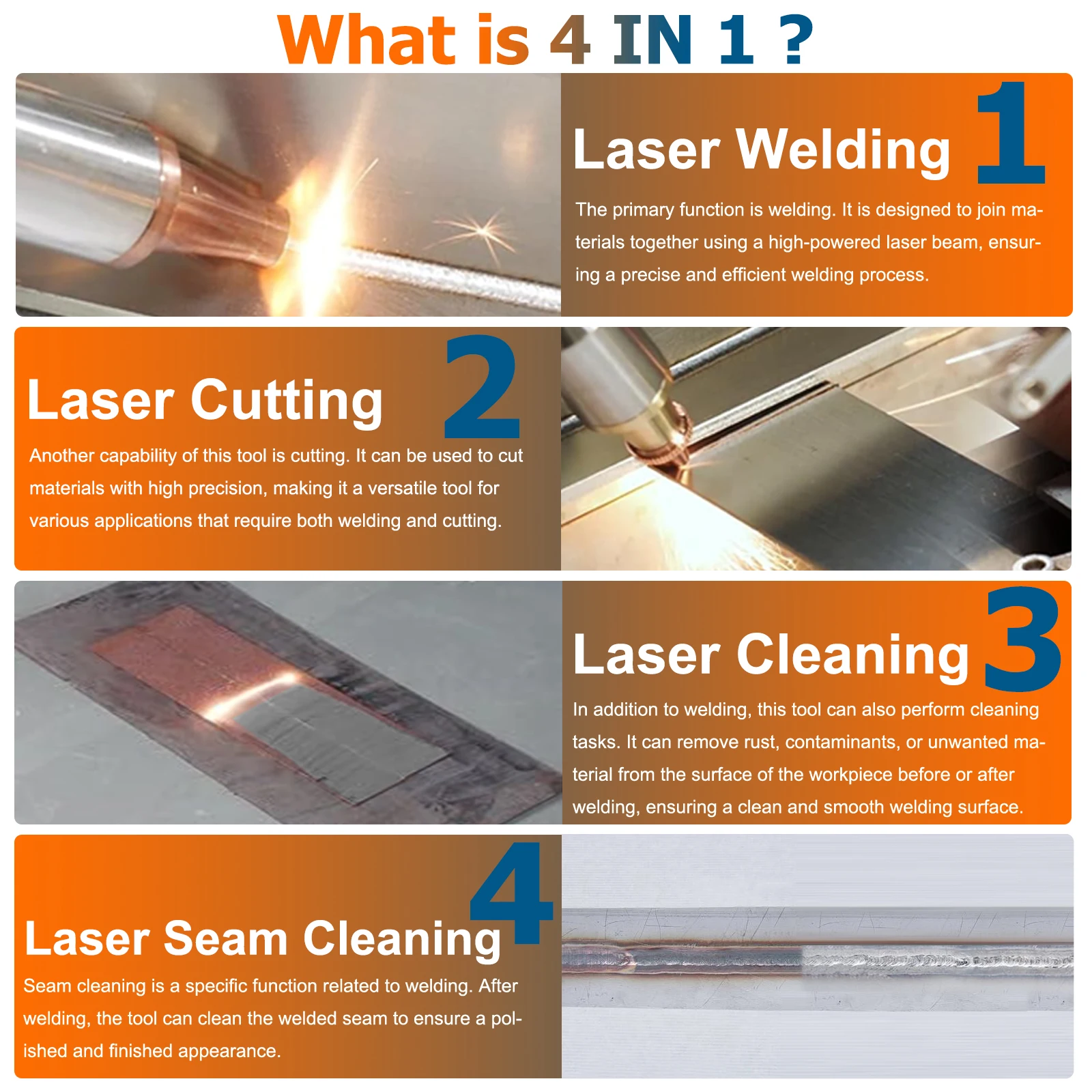 BWT 1500W Handgeführte Laser-Schweiß- und Reinigungsmaschine SUP23T Chaoqiang Metall-Laserschweißgerät und -schneider 100% Direktvertrieb ab Werk – Detail 5
