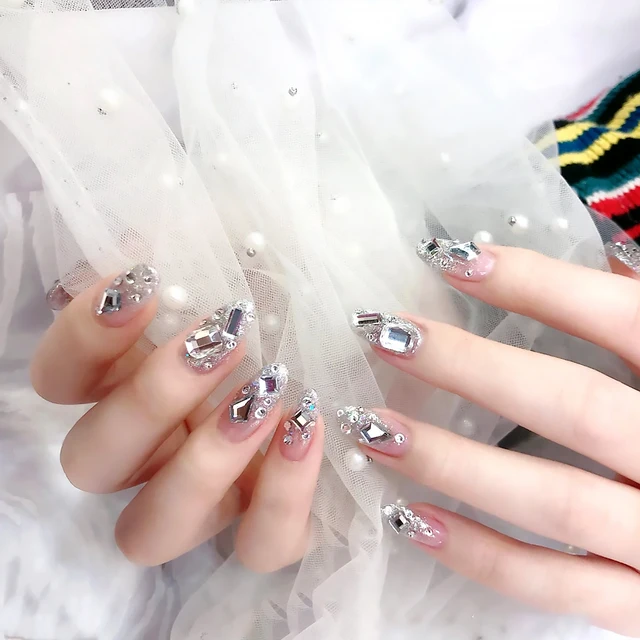 Luxury Diamond Nail Crystals Set For 3D Nail Art Designs AB Glass, Pick Up  Pen, 21 Grids, 2740ppch In Box 230706 From Yujia07, $18.65