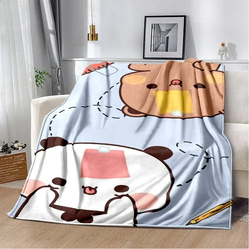 Cartoon Print Bear and Pa Blanket 3