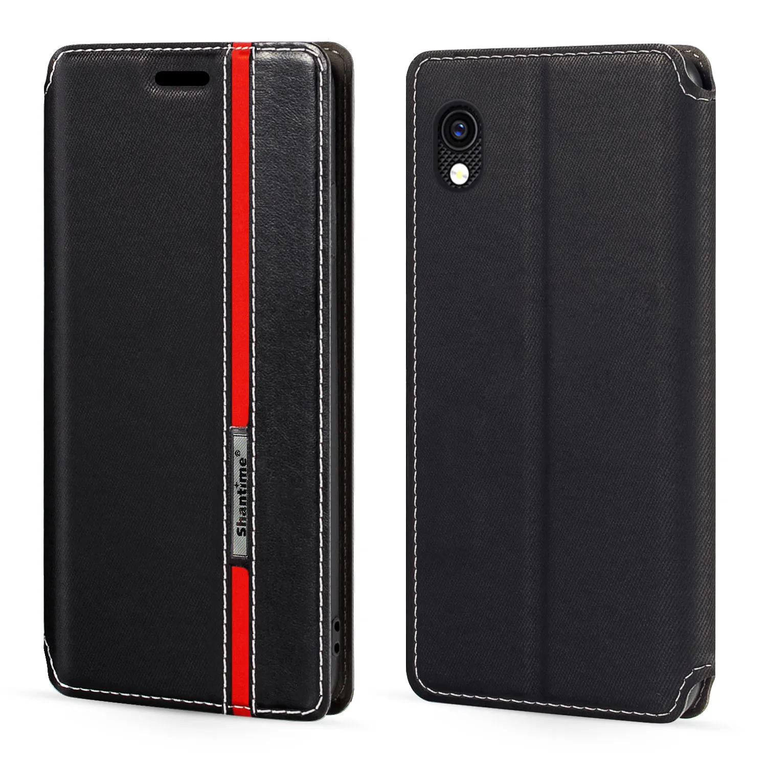 

For Cubot Pocket Case Fashion Multicolor Magnetic Closure Leather Flip Case Cover with Card Holder 4 inches