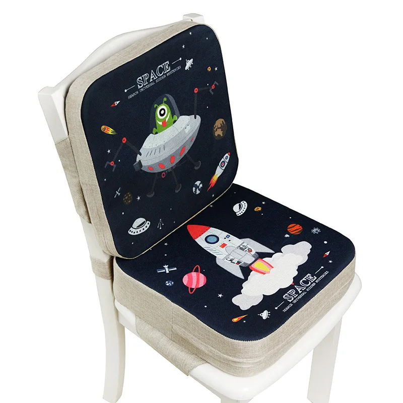 

Portable Chrilren Increased Chair Pad Soft Baby Children Dining Cushion Adjustable Removable Chair Booster Cushion Pram ChairPad