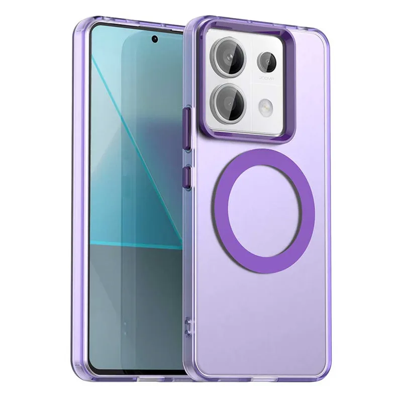 COMAKU Cover Custodia Per Xiaomi Redmi Note 12 Pro+ Plus 5G - Silicone TPU Morbido Antiurto Viola - 3