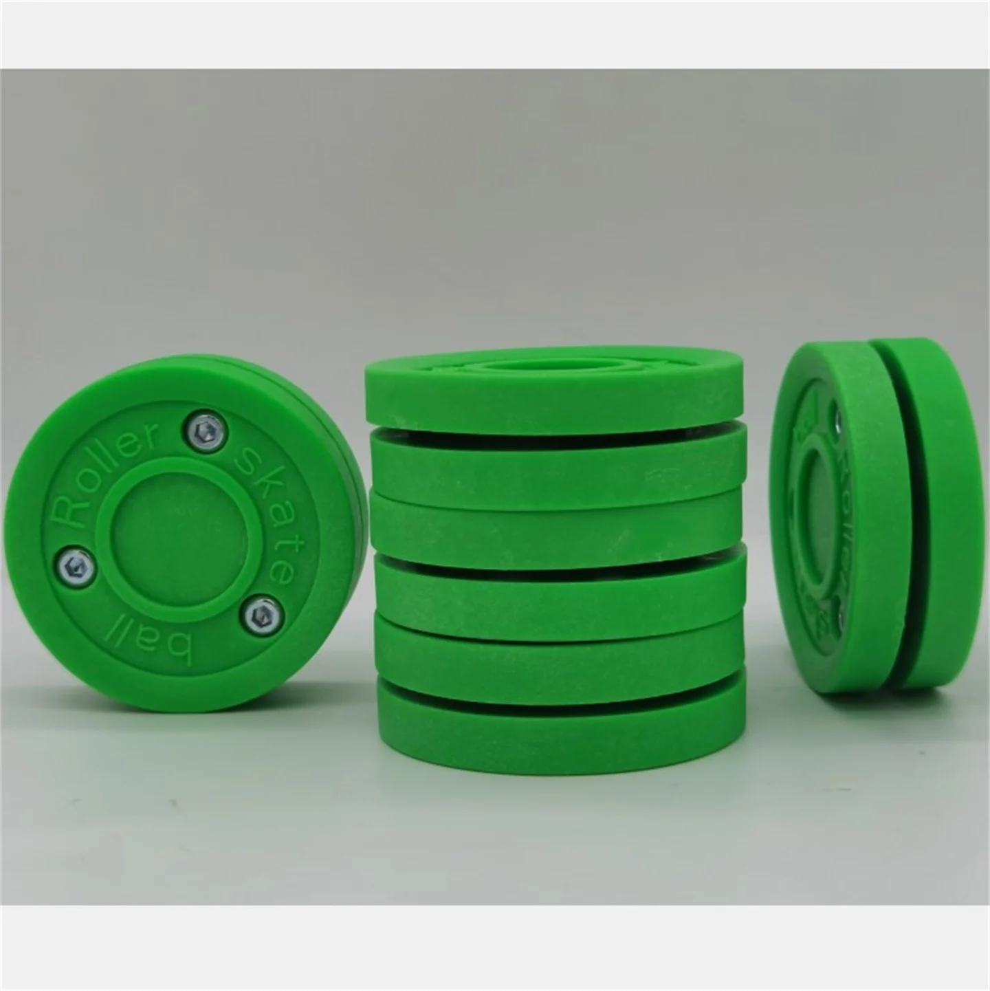Double Layer ABS Plastic Roller Skating Ball Official Match Wear-resistant Ice Hockey Puck Adults Children Competition Training